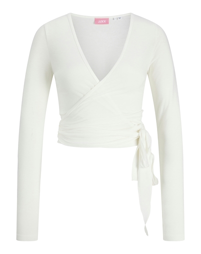 JJXX - JXLuna Wrap LS Cardigan - Cloud Dancer 